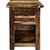 Lima Live Edge 30 Inch Nightstand - Provincial Stain