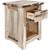 Lima Live Edge 30 Inch Nightstand - Clear Lacquer