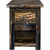 Lima Live Edge 30 Inch Nightstand - Jacobean Stain