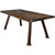 Lima Coffee Table with Copper Creek Legs - Jacobean Stain