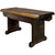 Lima Live Edge 45 Inch Bench - Jacobean Stain