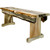 Lima Live Edge 45 Inch Bench - Clear Lacquer