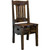 Lima Live Edge 18 Inch Dining Side Chair - Jacobean Stain