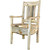 Lima Live Edge 32 Inch Dining Side Chair - Clear Lacquer