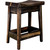 Lima 30 Inch Saddle Barstool - Jacobean Stain