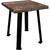 Lima Live Edge End Table with Provincial Stain - Blackstone Legs