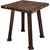 Lima Live Edge End Table with Provincial Stain - Copper Creek Legs