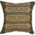 Tribal Stripes Square Accent Pillow - Green
