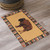 American Bison Hooked Wool Rug