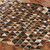 Cowhide Mosaic Rug - Brown - 8 x 12