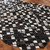 Cowhide Mosaic Rug - Black - 8 x 12