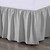 Light Gray Bedskirt - King