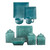 Savannah Turquoise Ceramic Dinnerware Set - 21pcs