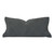 Checkered Woven Lumbar Cushion - Gray - OUT OF STOCK UNTIL 05/24/2024