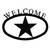 Lone Star Metal Welcome Sign - Large