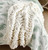 Ivory Knitted Chenille Throw