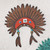 Native Headdress Wall Art with Center Star
