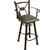 Coronado Swivel Counter Stool w/Arms - Colonial Sage Green