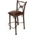 Coronado Barstool - Flowers Antique Brown