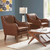 Ravenhurst Faux Leather Chair