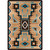 Tribal Turquoise Rug - 4 x 5