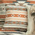 Desert Sunset Striped Pillow