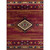 Gold Rush Diamond Red Rug - 5 x 7