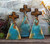 Turquoise Clay Cross - Small