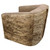 Bandera Cowhide Swivel Glider