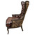 Tulsa Ranch Tufted Leather Wingback Chair