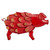 Rustic Rodeo Red Pig Sculpture