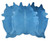 Light Blue Cowhide Rug - Large