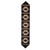 Brindle Step Pattern Cowhide Table Runner - 96 Inch