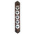 Fringed Devon Longhorn Leather Table Runner - 96 Inch