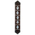Fringed Geometric Panels Leather Table Runner - 96 Inch