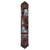 Fringed Red Faux Gator Leather Table Runner - 96 Inch