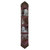 Fringed Red Faux Gator Leather Table Runner - 120 Inch