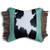 Gator Embossed Turquoise Cowhide Pillow - Large