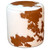 Guernsey Cowhide Round Pouf