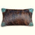 Highland & Teal Floral Cowhide Rectangle Pillow