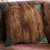 Highland & Teal Floral Cowhide Pillow - Medium