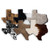 Lone Star State Cowhide Coasters - Set of 4