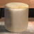 Light Sand Cowhide Round Pouf