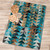 Arrowhead Creek Turquoise Rug - 8 Ft. Round