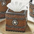 Western Star Tooled Leather Tissue Box