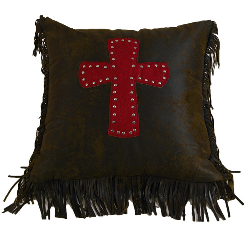 Turquoise Western Star Tapestry Pillow - Western Throw Pillows, Southwestern Bedding from Lone Star Western Decor