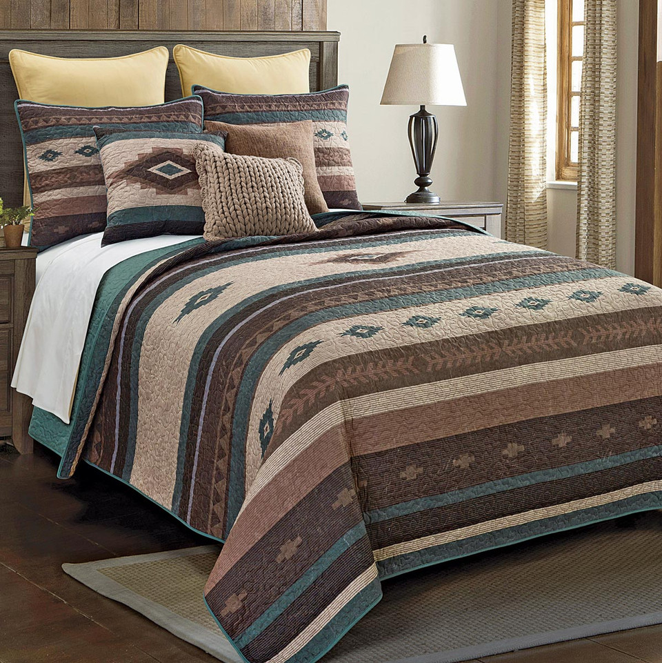 Western Bedding Cowboy Bed Sets At Lone Star Western Decor   Mojave Valley Quilt Bedding Collection 6  16217.1628290462 