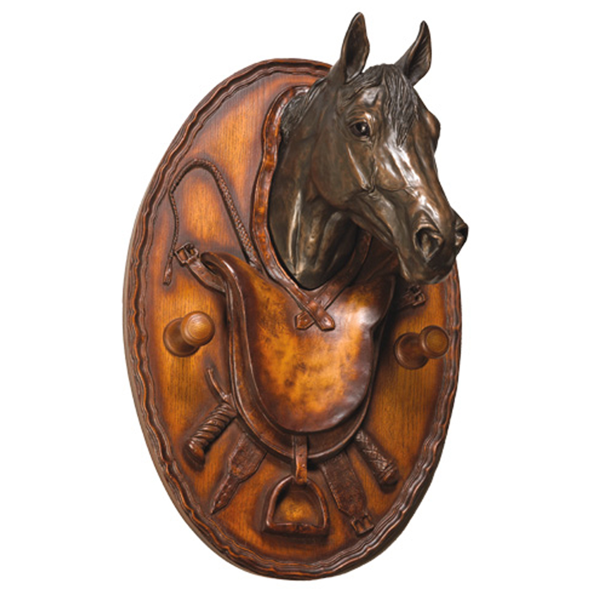 Bennet Horse Coat Hook Plaque, Southwestern Decor from Lone Star Western Decor