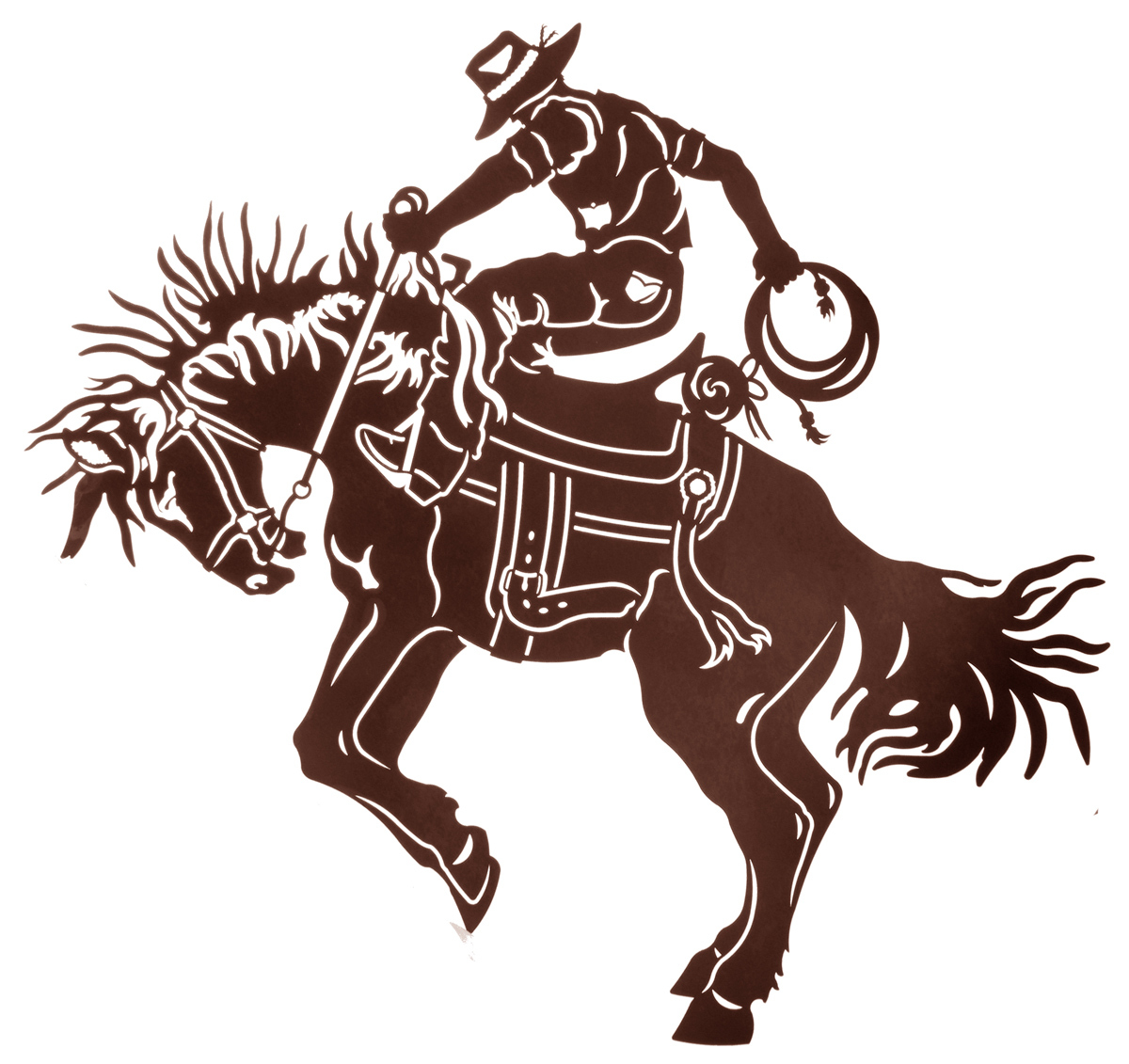 bronc rider coloring pages