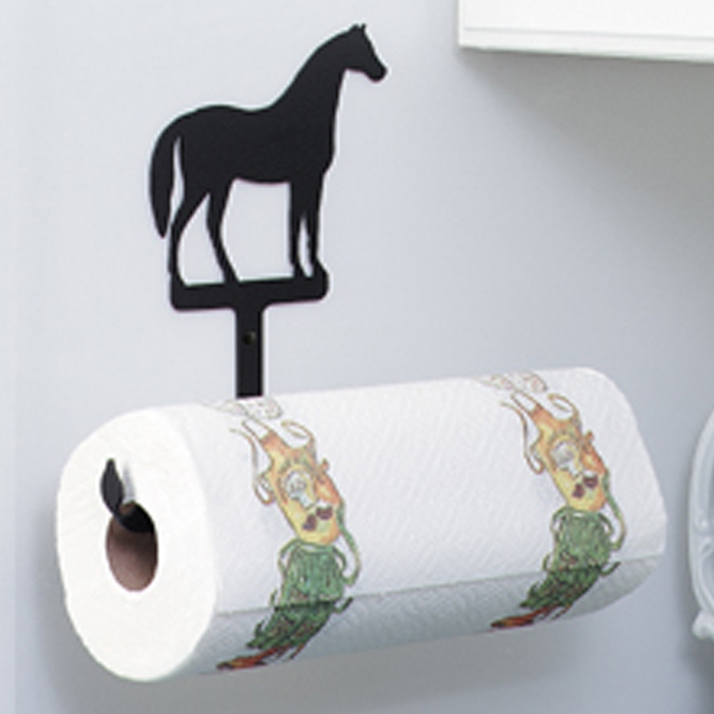 Horse paper 2025 towel holder